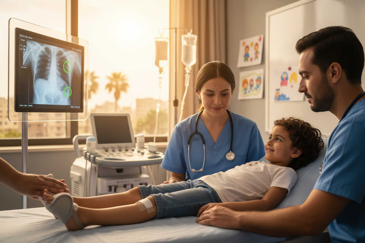 طفل مصري يعاني من هشاشة العظام و ضعف الاسنان