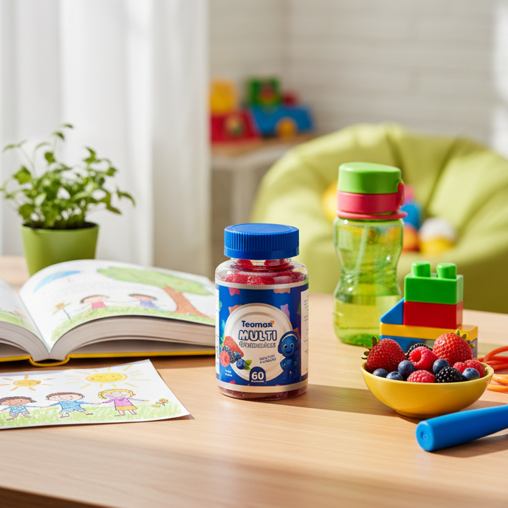 🔵Teomax Multi-Gummies (60 Gummies) 🌟تيوماكس - مالتي جامييز ( 60 جامييز)