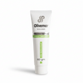 Olivemar acne cream tube on a white background